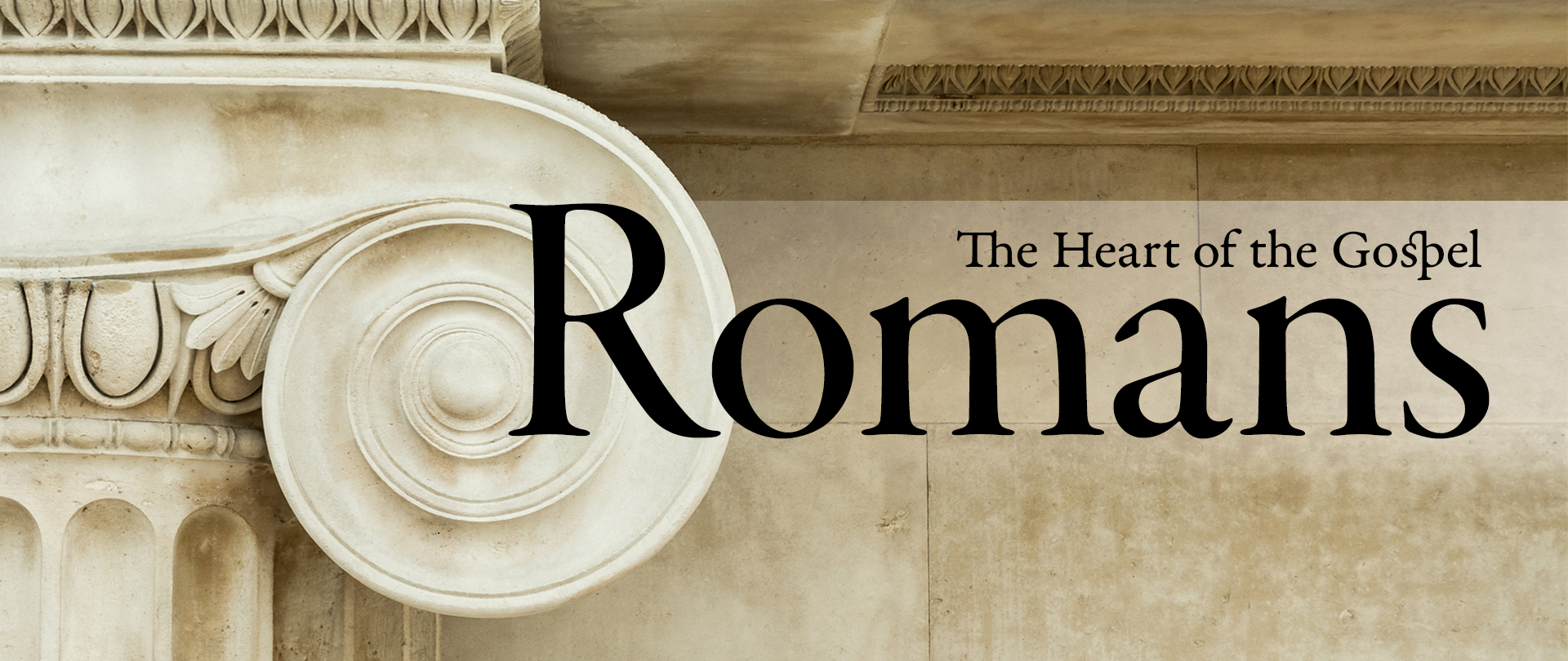 Romans
Experience the power of the Gospel
Complete series now available online
