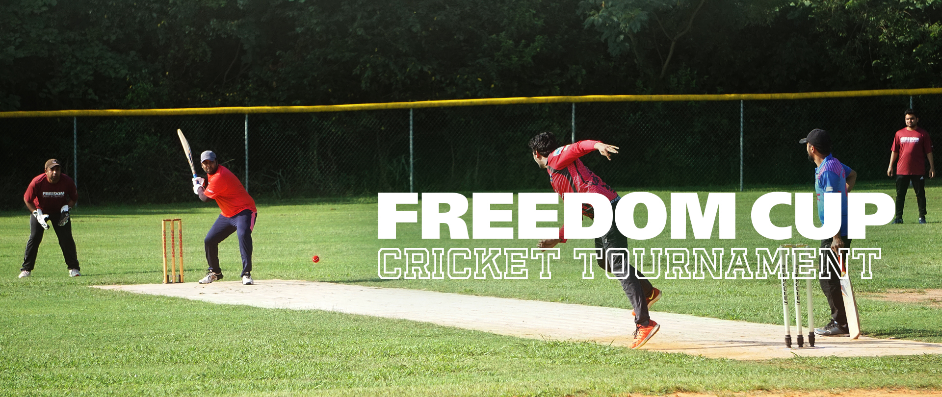 Freedom Cup Cricket
Saturdays, July 9 – August 13
Interest Meeting, May 22, 12:30 PM

