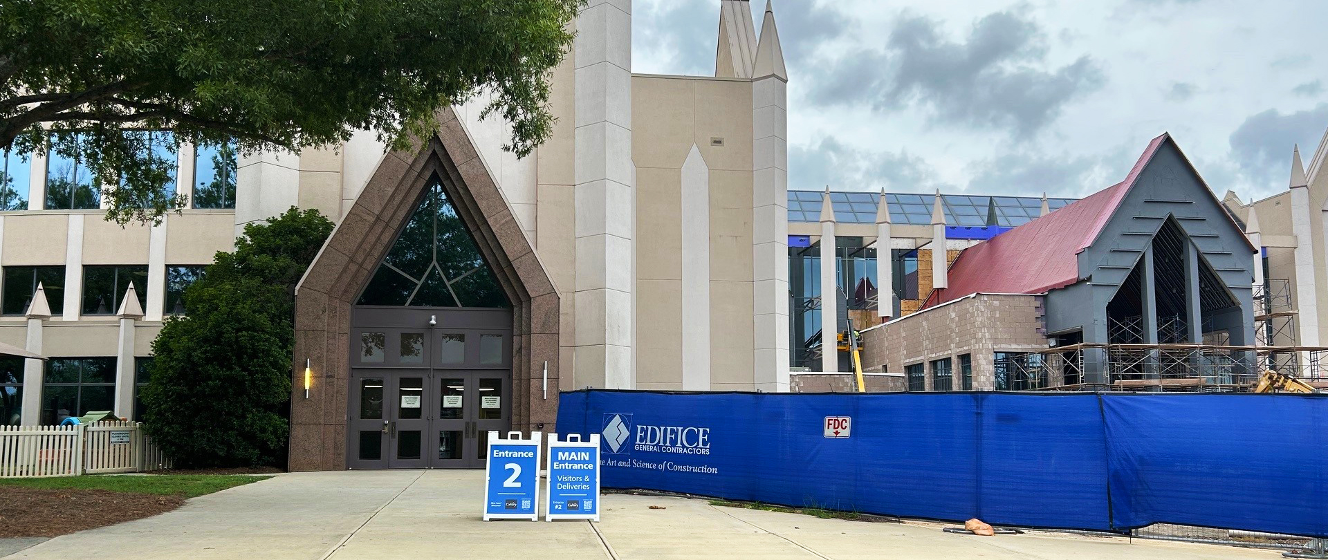 Calvary Entrance Updates
Building & Campus Access 
Entrance #2 now serves as the Main Entrance
