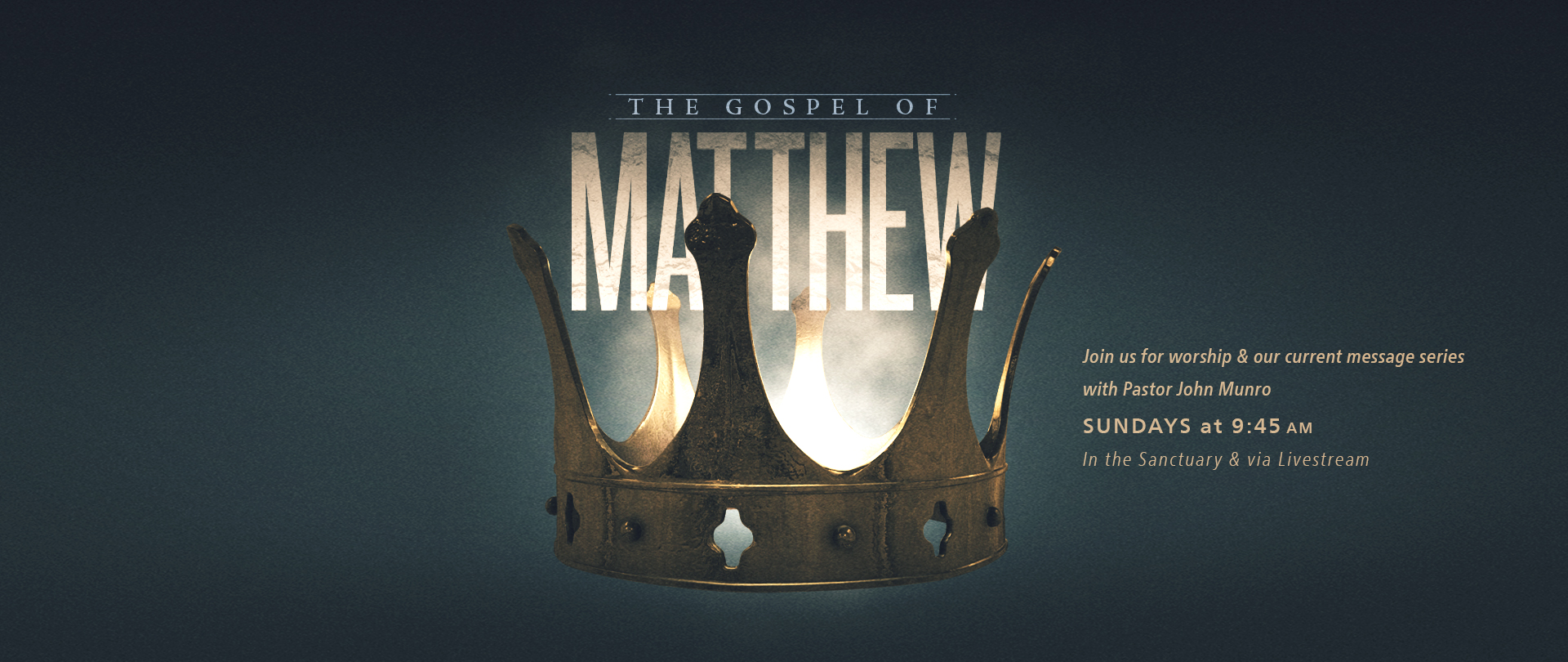 The Gospel of Matthew
Listen again!
